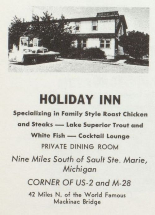 Holiday Inn - 1962 High School Yearbook Ad